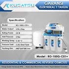 Reverse Osmosis RO-100G-C01+ Auto flush 378L 1
