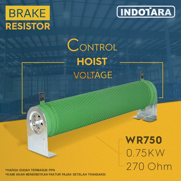 Brake Resistor Hoist crane 0.75 kW 270 Ohm=