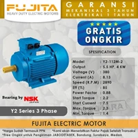 Fujita Electric Motor 3 Phase Y2-112M-2