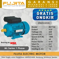  Fujita Electric Motor 1 Phase ML7124