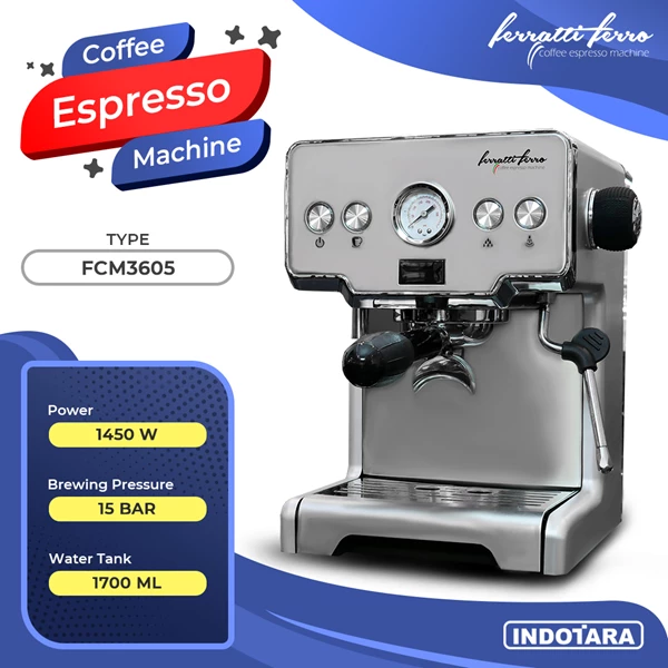 Ferratti Ferro Espresso Coffee Machine Fcm3065