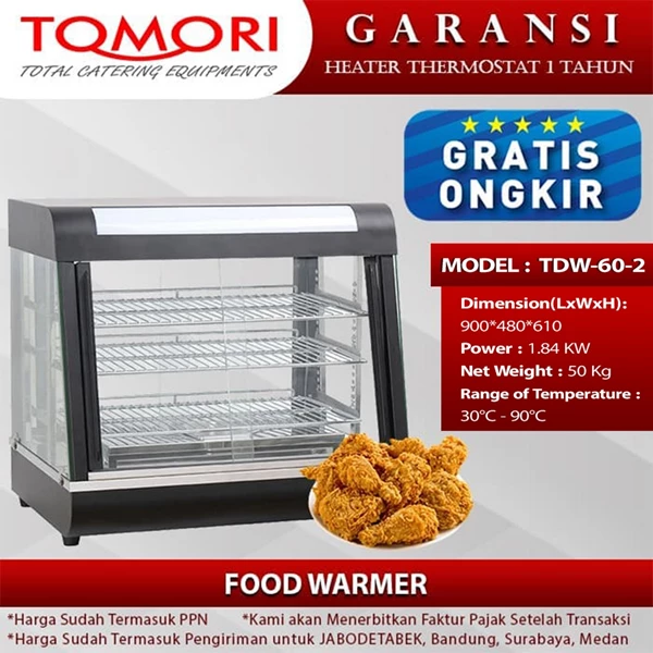 TOMORI Food Warmer TDW-60-2