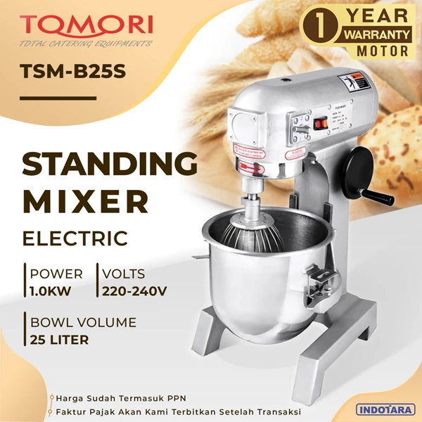 TOMORI Stand Mixer / Mixer Roti TSM-B25S