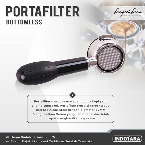 Portafilter Bottomless - Ferratti Ferro