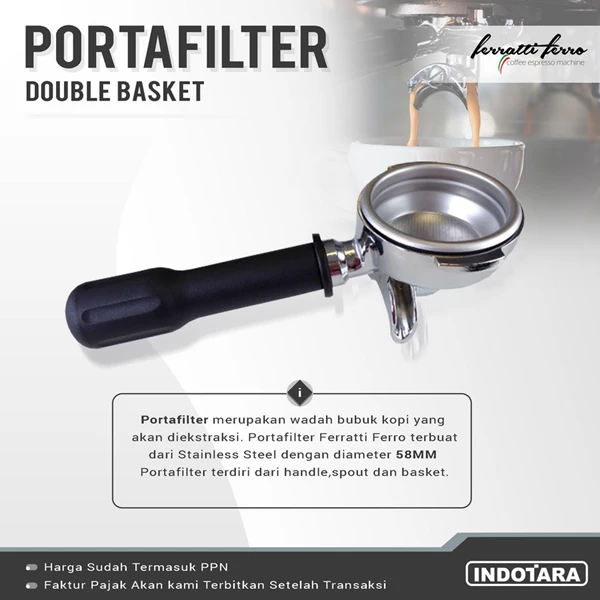 Portafilter Double Basket - Ferratti Ferro