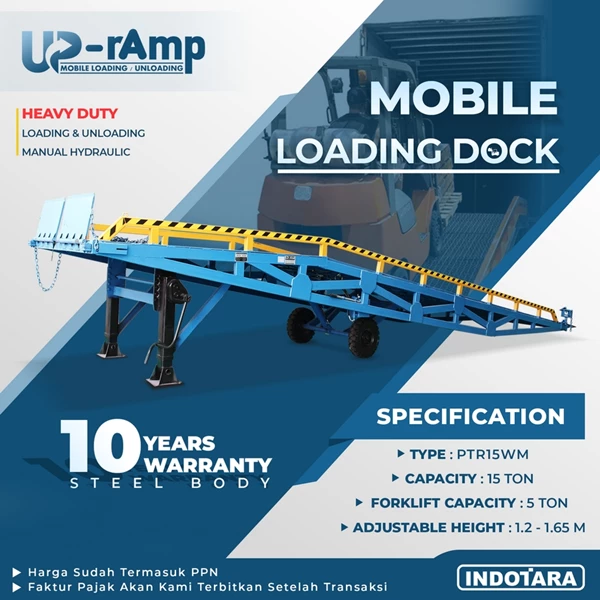 Upramp Mobile Loading & Unloading dock - PTR15WM