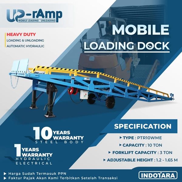 Upramp Mobile Loading & Unloading dock - PTR10WME