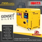 Genset Diesel IWATA 5Kva Silent - PWM6500-SL 1