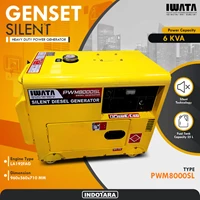 Genset Diesel IWATA 6Kva Silent - PWM8000-SL