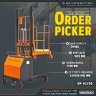 Semi Electric Order Picker Shigemitsu OP-02/20 1