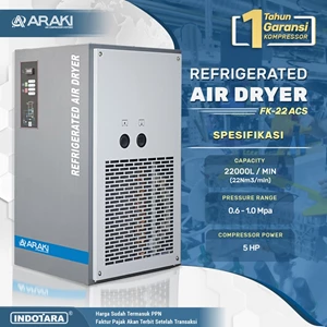 Refrigerated Air Dryer FK-22 ACS - Araki
