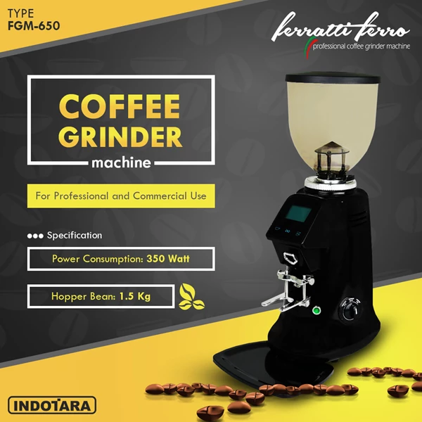 Coffee Grinder Machine / Alat Penggiling Kopi Ferratti Ferro FGM-650