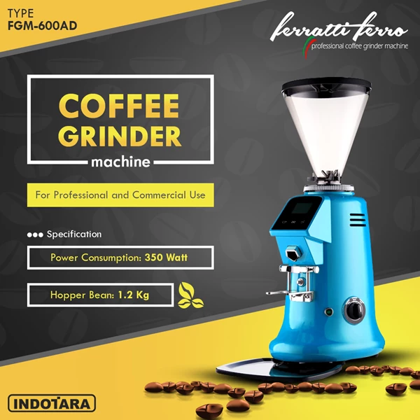 Coffee Grinder Machine / Alat Penggiling Kopi Ferratti Ferro FGM-600AD