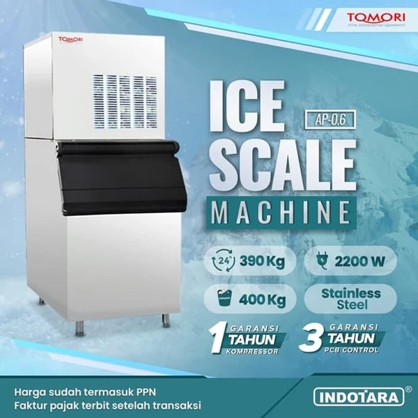 Mesin Pembuat Es Scale / Es Flake TOMORI ICE SCALE AP-0.6