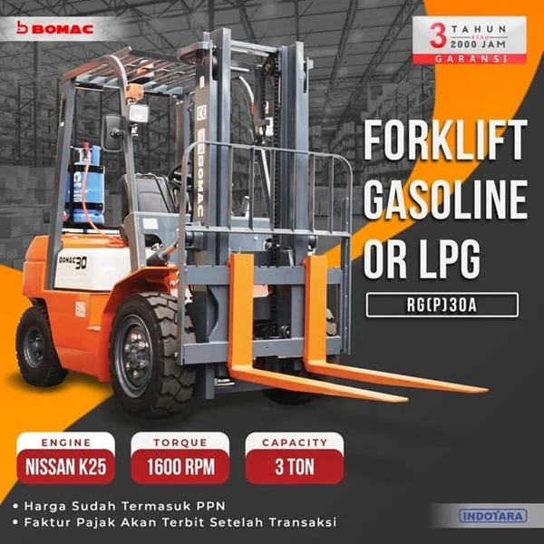 Bomac R Series Gasoline or LPG -RG P30A