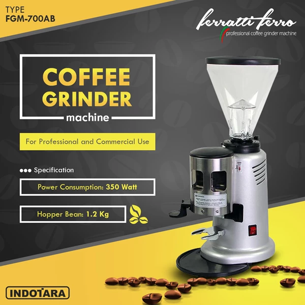 Coffee Grinder Machine / Alat Penggiling Kopi Ferratti Ferro Fgm-700Ab