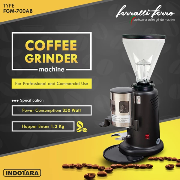 Coffee Grinder Machine / Alat Penggiling Kopi Ferratti Ferro Fgm-700Ab