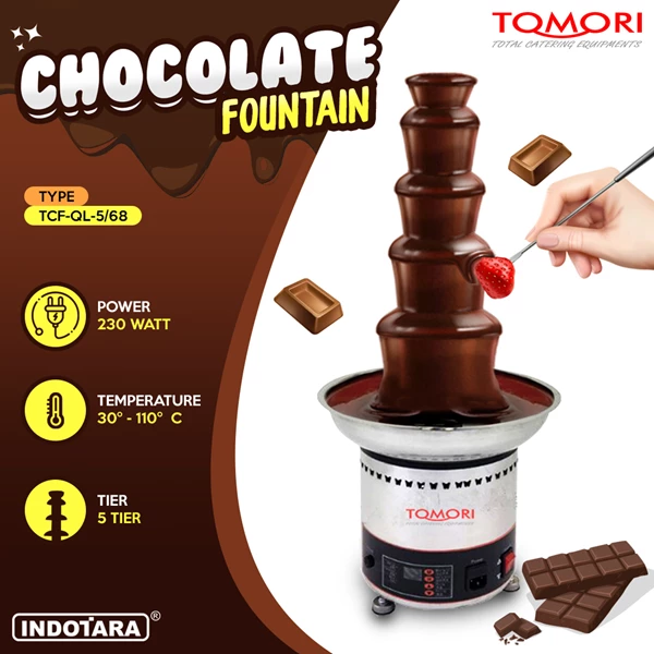Chocolate Fountain / Mesin Coklat Air Mancur Tomori - TCF-QL-5