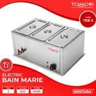 Penghangat Makanan Food Warmer Bain Marie 3 Tray Tomori - TEB-3 1