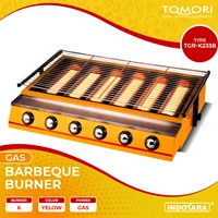 Gas Barbeque Burner / Kompor Gas 6 Tungku Tomori - TGR-K233B