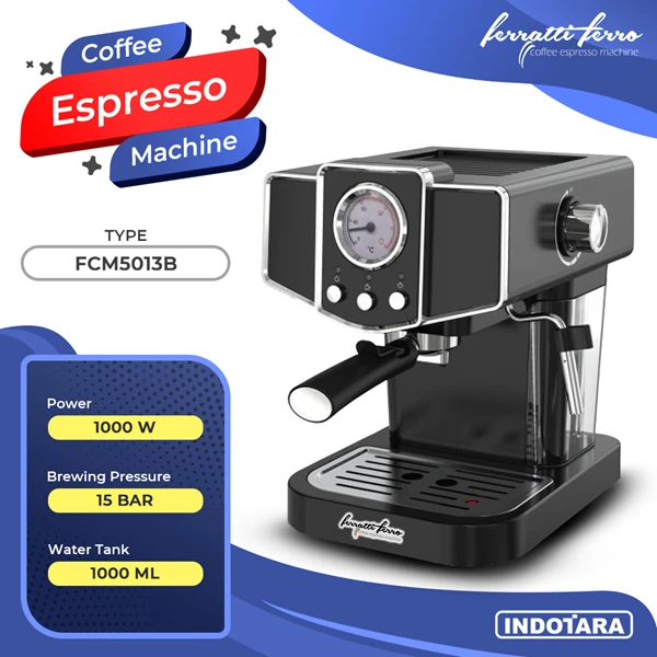 Mesin Kopi Espresso / Espresso Machine Ferratti Ferro FCM-5013B
