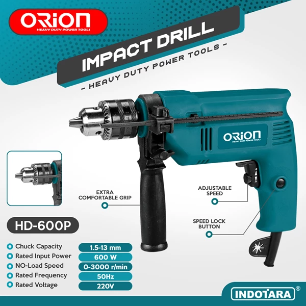 Mesin Bor / Impact Drill Listrik Orion HD-600P