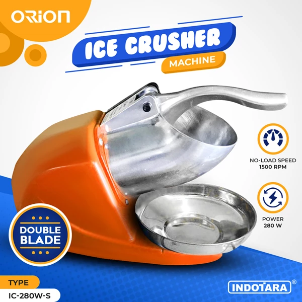  Ice Crusher Mesin Gilingan Es Mesin Es Serut Orion Ic-280W-S