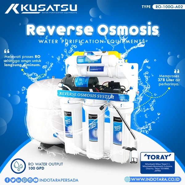 Mesin Reverse Osmosis RO Kusatsu RO-100G-A02