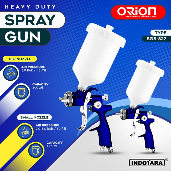 Alat Semprotan Cat Spray Gun Air Dust Orion SGS-827