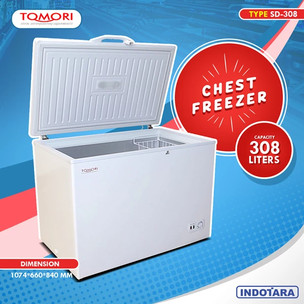 Solid Door Chest Freezer Tomori SD-308