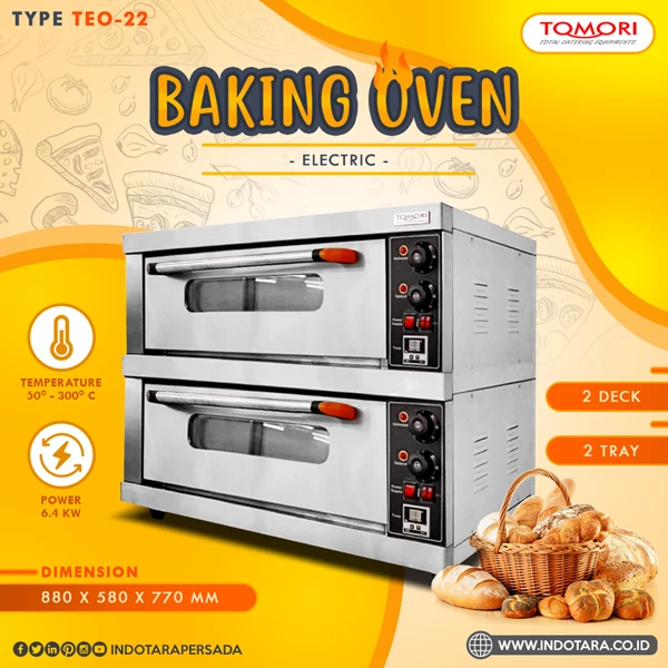 Baking Oven Electric Oven Listrik Tomori TEO-22