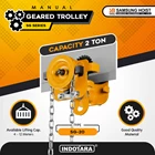 Manual Geared Trolley Troli Katrol Manual 2 Ton Samsung SG-20 1