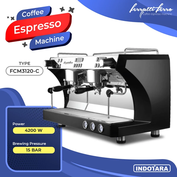 Mesin Kopi Espresso Espresso Machine Ferratti Ferro FCM-3120C