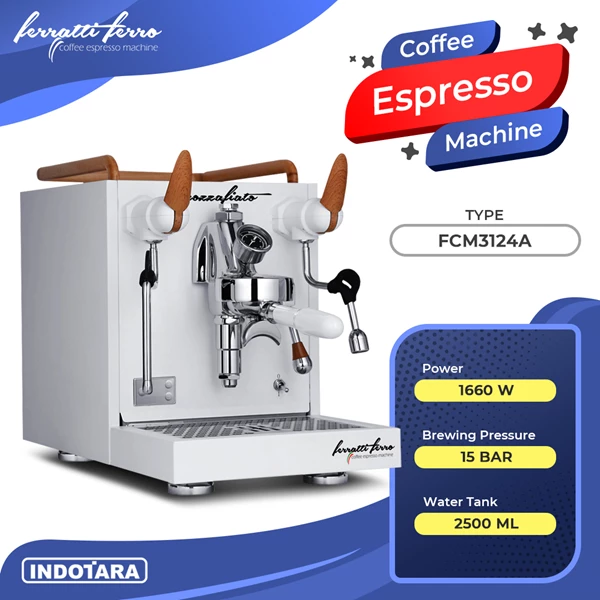 Mesin Kopi Espresso / Espresso Machine Ferratti Ferro FCM-3124A