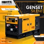 Genset Diesel IWATA 12 kw 15 Kva Silent - IW12WS 1