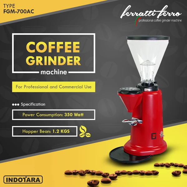Coffee Grinder Machine Alat Penggiling Kopi Ferratti Ferro FGM-700AC
