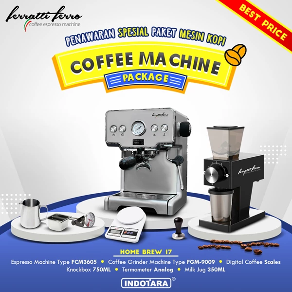 Paket Mesin Pembuat Kopi / Coffee Maker Home Brew 17