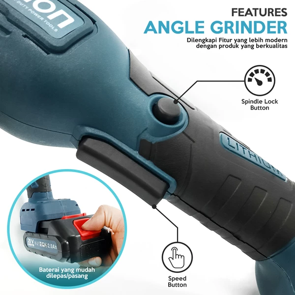Cordless Angle Grinder Orion CAG-100